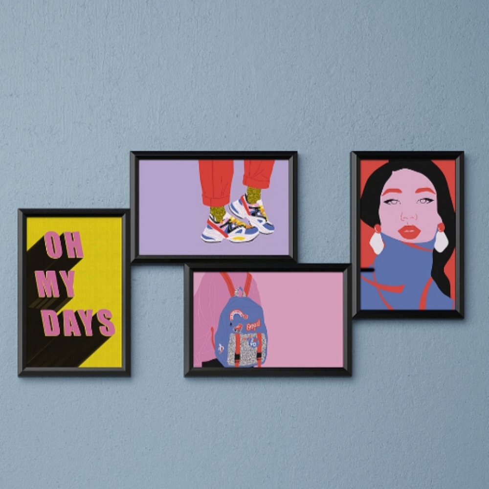 Ikea Yllevad Oh My Days Art Prints Kicks & Fashion